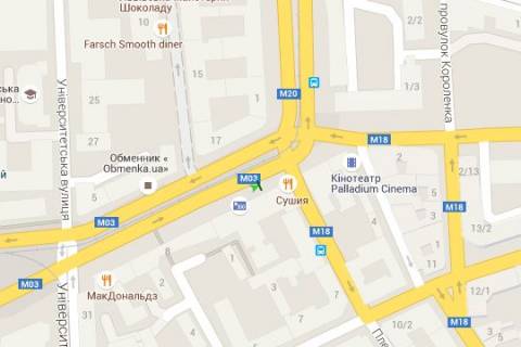 Citylight B in Kharkiv Rozi Luksemburg pl. (Pavlivs'ka pl.) - Pletnivs'kij prov. scheme