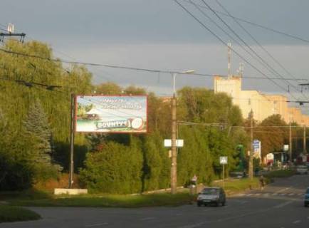 Billboard B in Ternopil, 3x6  Zluki prosp. - Bogdana Lepkogo st. Photo 1