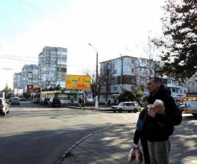 Billboard A in Odessa, 3x6  Akademika Filatova st. - Varnens'ka st. (Dmitra Bajdi-Visnevec'kogo st.) Photo 1