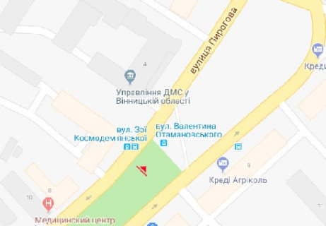 Cityscroll A in Vinnytsia, 1.2x1.7  Пирогова вул., 6 scheme