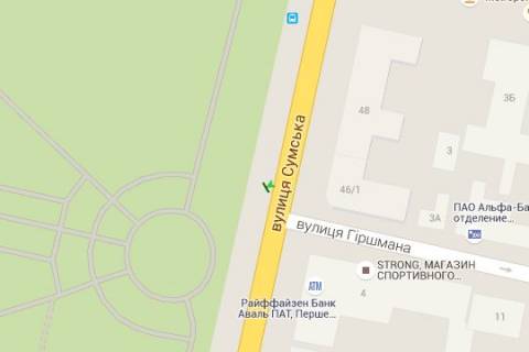 Backlight A in Vasylivka, 1.2x3.6  Sums'ka st., 35 (kolona) (storona A) scheme