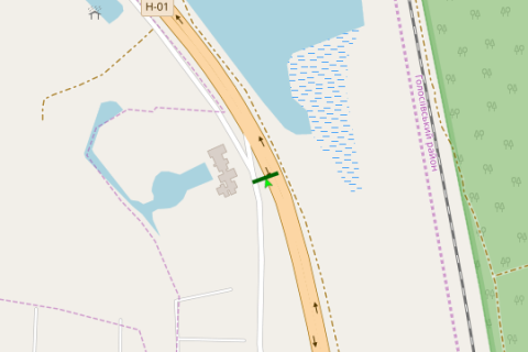 Billboard B in Romankiv, 3x6  Kiiv - Obuhiv, 12km + 800m vid Kieva scheme