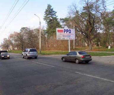 Billboard A in Cherkasy, 3x6  Dahnivs'ka st., 25-a - Svatitela-hirurga Luki st. Photo 1