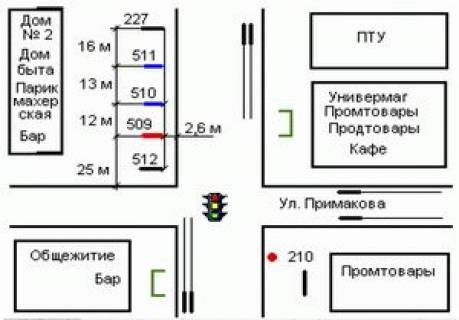 Citylight B in Khmelnitsky, 1.2x1.8  Kam`anec'ka st., 2 scheme