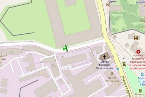 Citylight B in Vasylivka, 1.2x1.8  Citadel'na st., 2 A scheme