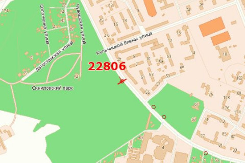 Billboard A in Vasylivka Vigovs'kogo st. (Ivana Vigovs'kogo st.), 49 (do rinku "Pivdennij") scheme