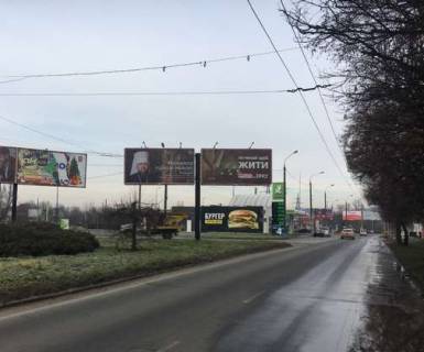 Billboard A in Chernivtsi, 3x6  Kalinivs'ka st. - Hotins'ka st. (liva, vid rinku) Photo 1