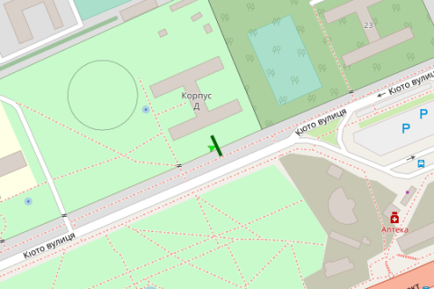 Billboard B in Vasylivka, 3x6  Kioto st., 21 scheme