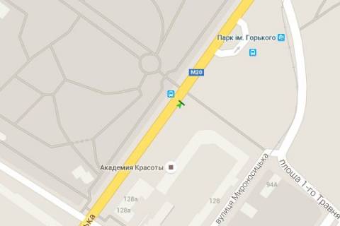 Backlight A in Kharkiv, 1.2x1.8  Sums'ka st., 128 scheme