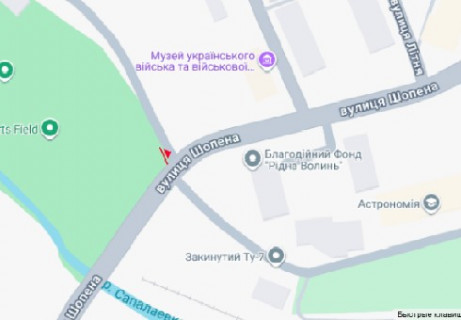 Video Billboard A in Lutsk, 2.3x3.14  Шопена вул., 12А, навпроти - 663758 scheme