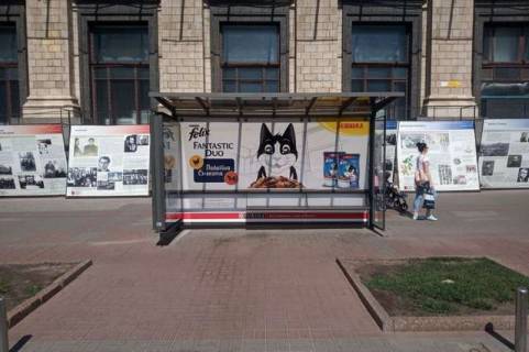 Billboard A in Vasylivka, Нестандарт  Hresatik st., No24 (brenduvanna) Photo 1