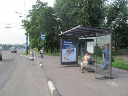 Billboard A in Vasylivka, Нестандарт  Gagarina prosp. - Kastanova st., (zupinka) (brenduvanna) Photo 1