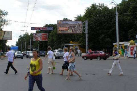 Billboard A in Vasylivka, 3x6  Sinna st. - Sevcenka st. Photo 1