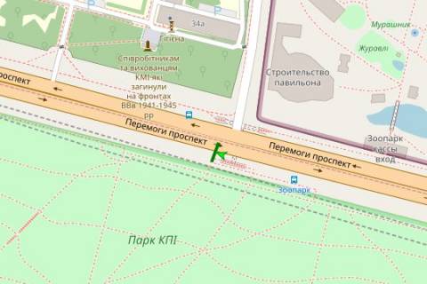Citylight B in Vasylivka Peremogi prosp., , 34 naproti scheme