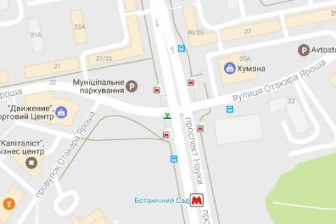 Scrolller, Scroll A in Kharkiv, 2.3x3.14  Nauki prosp. (Lenina prosp.), 27-a - Arosa Otakara st. - 42323 scheme