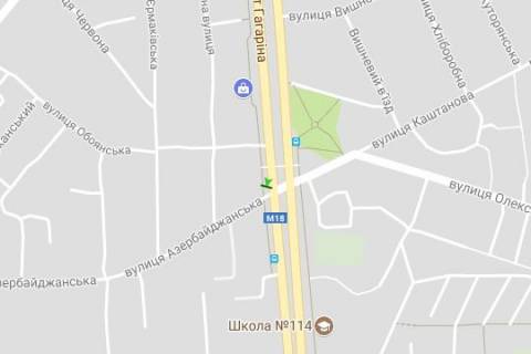 Scrolller, Scroll A in Kharkiv, 2.3x3.14  Gagarina prosp. - Azerbajdzans'ka st. - 167658 scheme