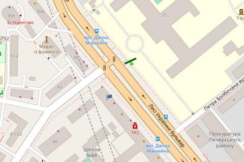 Video Billboard A in Kyiv, 2.3x3.14  Лесі Українки бульв., 25 (ТТ 4.8 676х468) - 616273 scheme