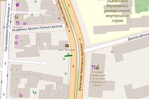 Scrolller, Scroll A in Lviv, 2.3x3.14  Vaceslava Cornovola prosp., 31 - 271570 scheme