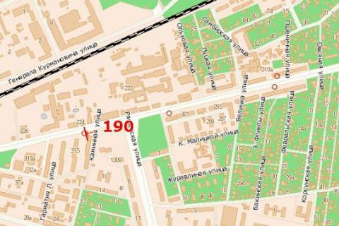 Billboard B in Vasylivka Gorodoc'ka st., 224 (vid centru) scheme