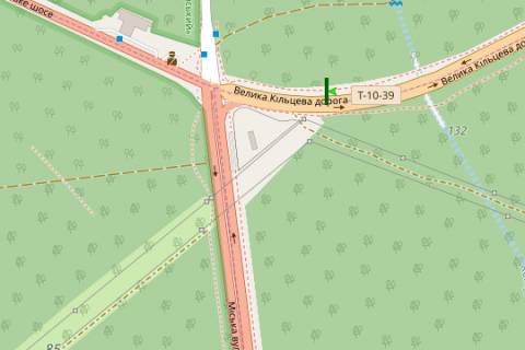 Billboard A in Kyiv, 3x6  Velika Kil'ceva doroga, 350m do stacionarnogo postu DAI scheme