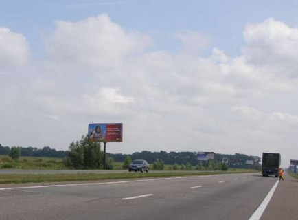 Billboard B in Trasy Kiev, 3x6  Київ - Чернігів, 10 км + 710 м (зліва в  напр. м. Чернігова;  3км від Броварів) Photo 1
