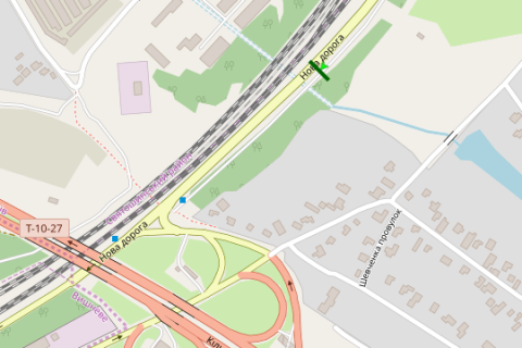 Billboard B in Vasylivka, 3x6  Povitroflots'kij prosp., 400 metriv vid Zulans'kogo mostu scheme