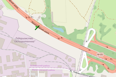 Billboard A in Vasylivka, 5x12  Kiiv - Odesa (pod"ezd k Odesse) scheme
