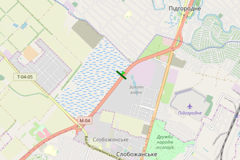 Billboard A in Vasylivka, 3x6  Donec'ke sose, No6 scheme