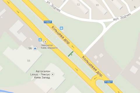 Billboard A in Vasylivka, 5x12  Zodcih st., 14 (v naav. prosp.Peremogi) scheme