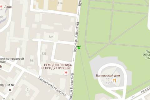 Billboard B in Odessa, 3x6  Kanatna st., 124 scheme