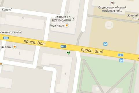 Citylight A in Lutsk, 1.2x1.8  Voli prosp., 8 scheme