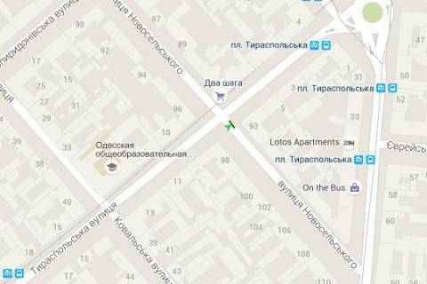 Scrolller, Scroll A in Odessa, 2.3x3.14  Tiraspol's'ka st., 7 - Novosil's'kogo st., 93 - 43437 scheme