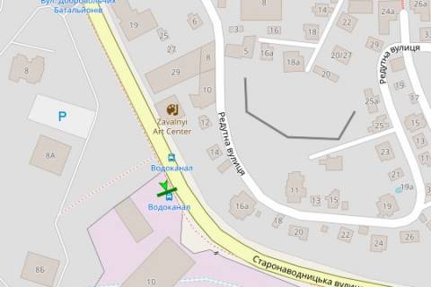 Non-Standard A in Kyiv, 1.2x1.8  Старонаводницька вул., 10, зуп. «Водоканал» scheme