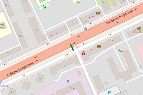 Billboard B in Vasylivka, 3x6  Sobornosti prosp. (Vozz`ednanna prosp.), 7 scheme