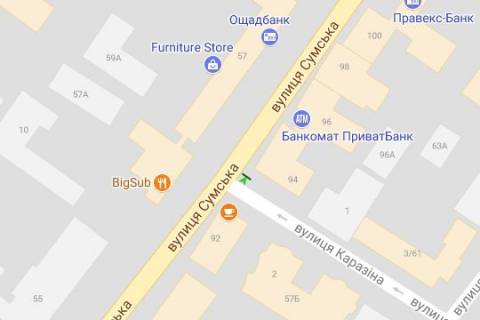 Scrolller, Scroll A in Kharkiv, 2.3x3.14  Sums'ka st., 94 - Karazina st. - 51531 scheme