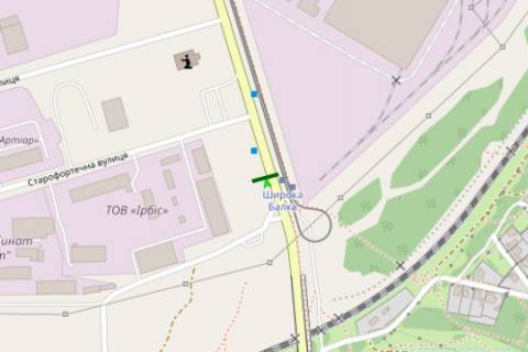 Billboard B in Mykolaiv, 3x6  Bogoavlens'kij prosp. (Zovtnevij prosp.) - Starofortecna st. scheme