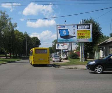 Billboard A in Cherkasy, 3x6  Blagovisna st. - Engel'sa st. (V'aceslava Cornovola st.) Photo 1