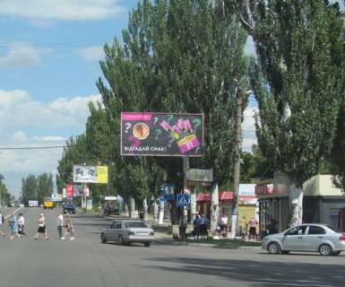 Billboard A in Kropyvnytskyi (Kirovograd), 3x6  Poltavs'ka st. - Kropivnic'kogo st. Photo 1