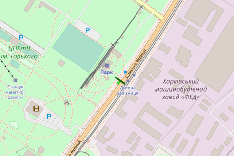 Citylight B in Kharkiv, 1.2x1.8  Sums'ka st., 81 (zupinka "Ditaca zaliznica") No2 scheme