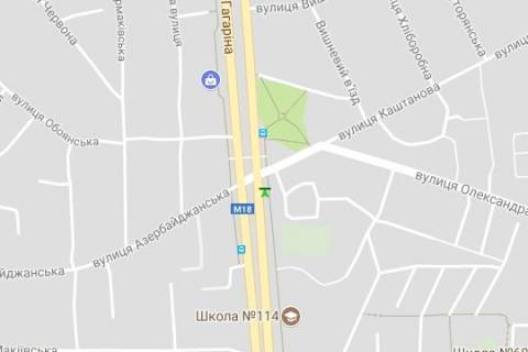 Scrolller, Scroll A in Kharkiv Gagarina prosp. - Kastanova st. - 408049 scheme