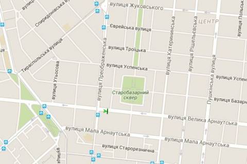 Backlight B in Odessa, 2.3x3.14  Velika Arnauts'ka st., 95 - Uspens'kij prov. scheme