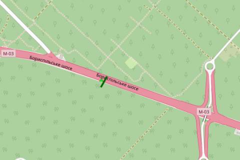 Billboard A in Kyiv, 3x6  Borispil's'ke sose, 4,2 km vid Kieva (u napramku Borispola) scheme