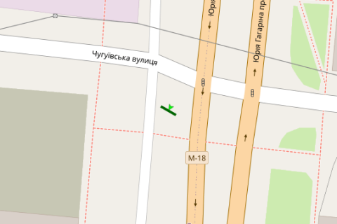 Scrolller, Scroll A in Kharkiv Gagarina prosp. - Cuguivs'ka st. - 393993 scheme