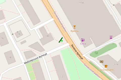 Scrolller, Scroll B in Lviv, 2.3x3.14  Zelena st. - 472419 scheme