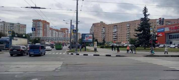 Backlight A in Vasylivka, 2.3x3.14  Gagarina prosp. - Gol'dbergivs'ka st. (1-oi Kinnoi Armii st.) Photo 1