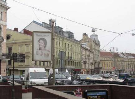 Citylight B in Lviv, 1.2x1.8  Galic'ka st., 15 - Galic'ka pl. Photo 1