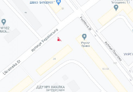 Prismatron, Prism A in Zaporizhzhya, 3x6  Українська вул., 34 - 661396 scheme