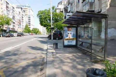 Backlight A in Kyiv, 1.2x1.8  Velika Vasil'kivs'ka st., 85 - Laboratorna st.,  ( "Evropejs'ki gardini") - zupinka grom.transportu Photo 1