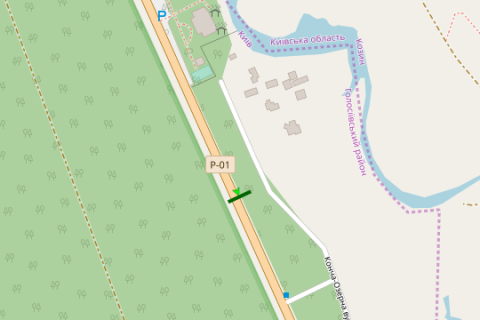 Billboard B in Vasylivka, 3x6  Stolicne sose, v napramku Kieva 1,4 km vid povorotu z st.Starokiivs'ka (Damba) (v napramku Obuhova) scheme