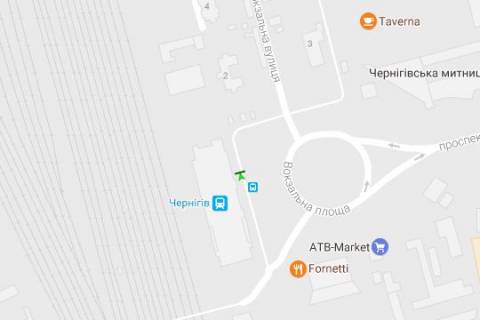 Citylight B in Chernihiv, 1.2x1.8  Vokzal'na pl., (No1) scheme